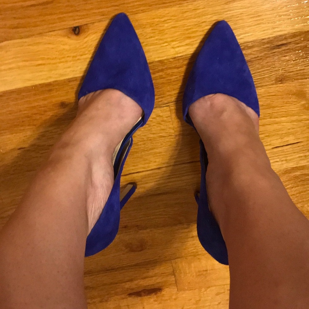 Banana Republic size 9, Royal Blue pointy heels